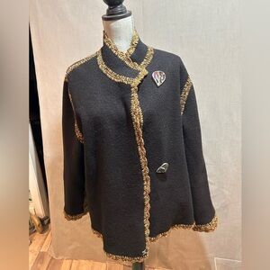 Stunning handmade reversible jacket size L